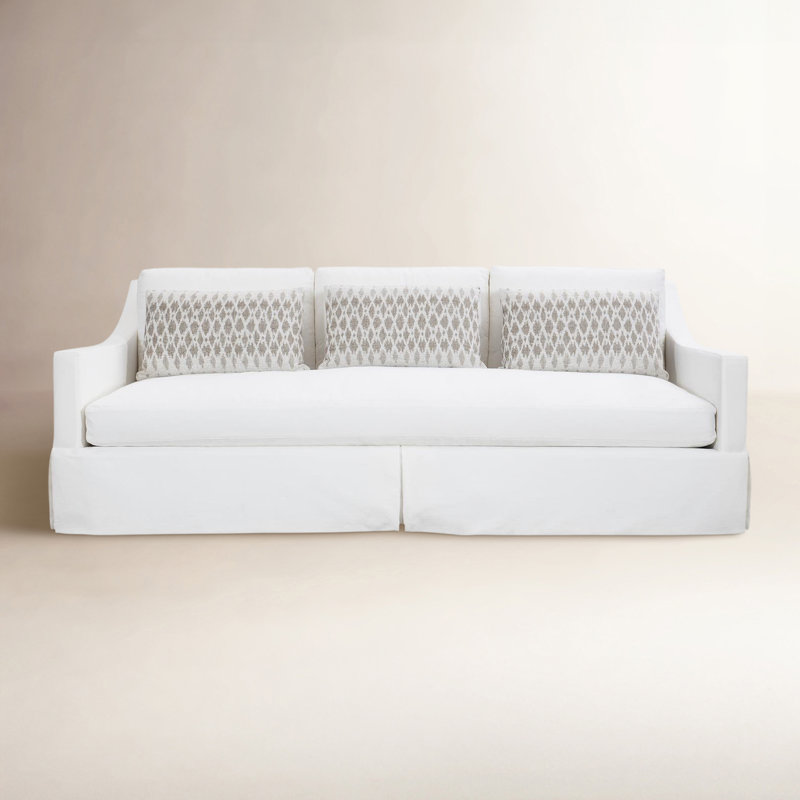 Bernhardt Albion Sofa, Cream Chenille 1345-002