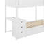 Lit superposé simple au-dessus de simple avec lit gigogne et bureau-1828267244