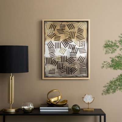 Raffia Palm I Framed Print - Solid Wood