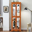 Armoire en verre avec poignée rétro et rangement de cuisine personnalisable-240173467