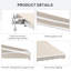 Patio Awning, Canopy Retractable Sun Shade Shelter W/ Manual Crank Handle For Deck, Yard-125181337-125181366