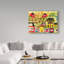 « apple quilts 4 soldes », reproduction de peinture à l’acrylique sur toile tendue-31975170