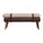 Solid Wood Bench with Nailhead Trim-796138020