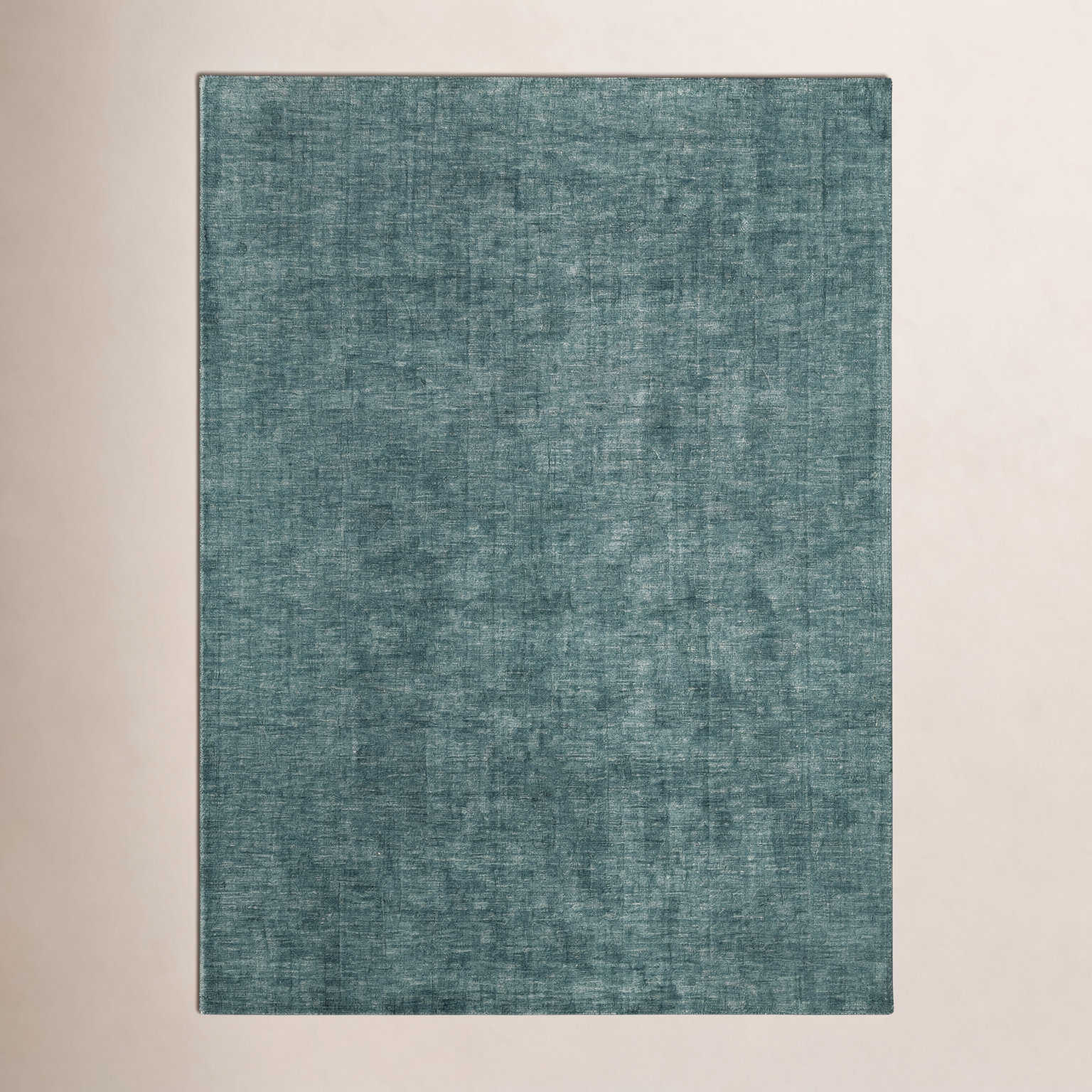 Lineville Light Green Hand-Tufted Wool Rug, Rectangle 8' x 11'