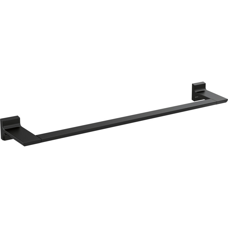 Accessoire de quincaillerie pour porte-serviette mural pivotant, Noir mat, 24"