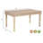 Aarohi 8 - Person Solid Wood Top Four Leg Base Dining Set-87149361