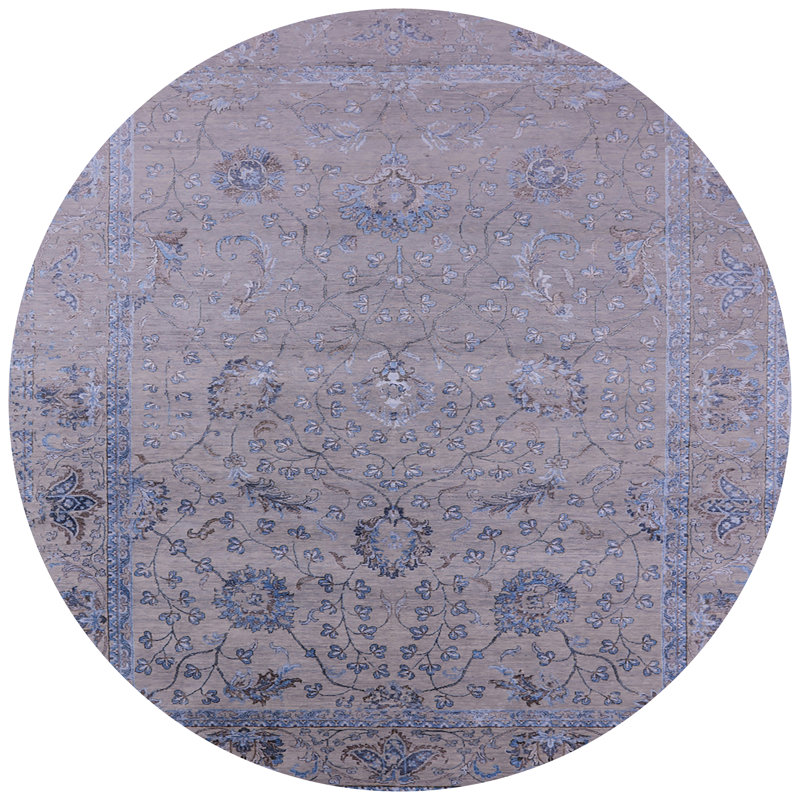 Humphery Oriental Indoor Rug, Round 6'