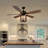 Rustic Ceiling Fan With Light Industrial Ceiling Fan Harbor Breeze Ceiling Fan