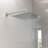12 Inch Rain Shower Head High Pressure High Flow Square Stainless Steel Rainfall Showerhead-103120334