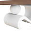 Ensemble de 2 tables basses gigognes blanches, ensemble de tables basses orales et rondes, table de salon, grande table basse de 47,24 po et petite de 19,69 po-845057900
