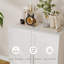 Armoire de rangement moderne à 2 portes avec tablettes réglables 31 po-1575426783-1575426779