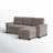 Jamil Upholstered L-Shaped Sectional Reversible-599034050