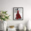 Allure 2' Framed Print on Glass