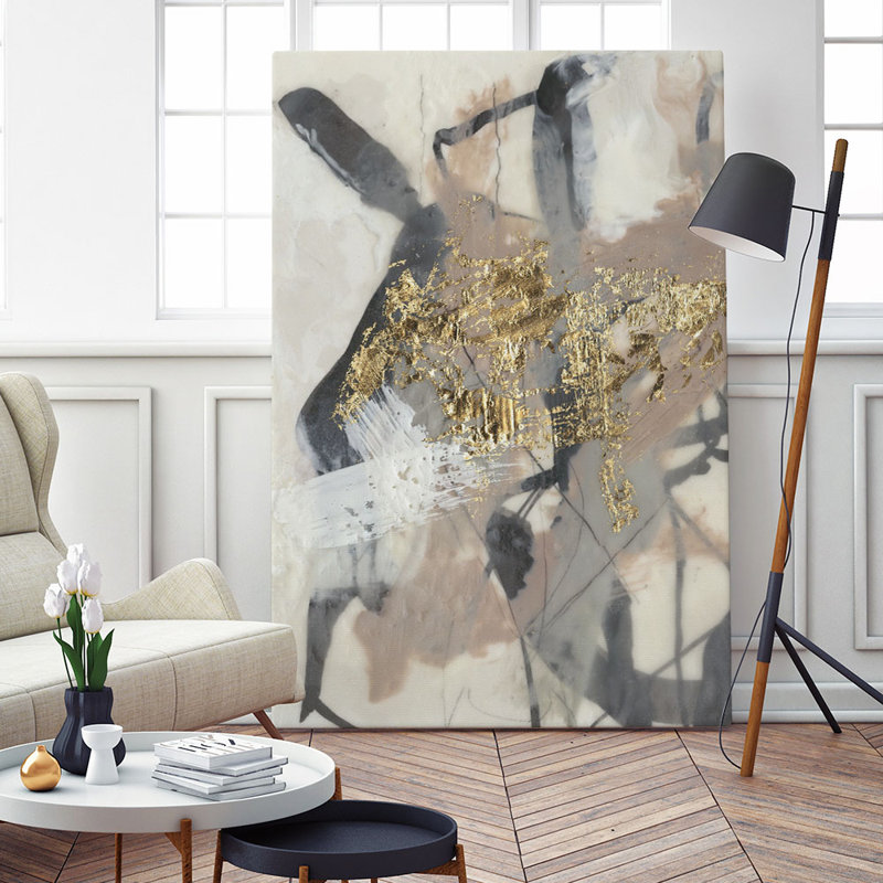 " Golden Blush I " by Jennifer Goldberger Painting Print