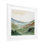 «Dreamy Green Landscape», reproduction d'art sous verre encadrée par Nikita Jariwala