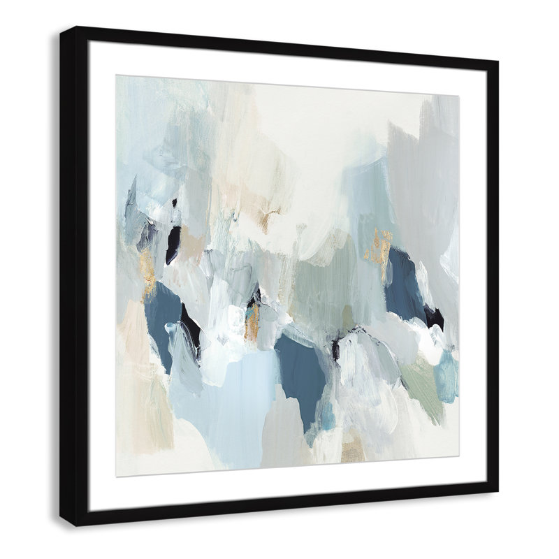 Little Talks " Little Talks III " by Isabelle Z, Black Picture Frame Paper, 27.5" H x 27.5" W x 1.25" D, White