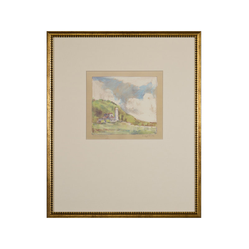 «Foothills Villa» par Daughdrill - peinture encadrée