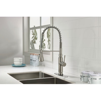 Robinet de cuisine tactile avec douchette extractible