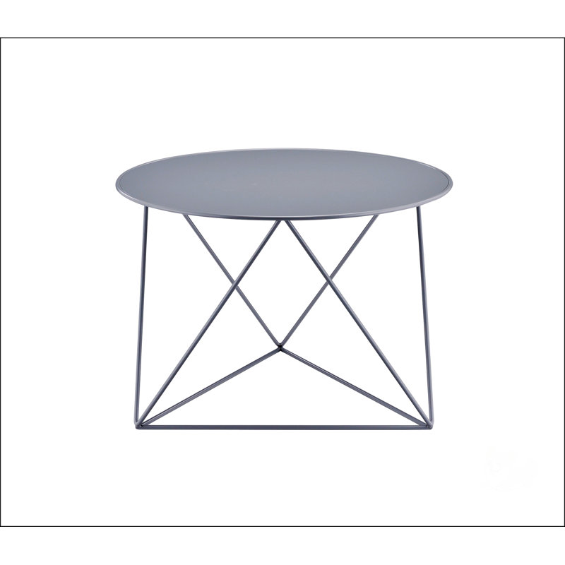 Display And Utility Accent Table, Grey