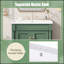 Meuble-lavabo moderne à 2 niveaux avec lavabo supérieur, armoire de rangement durable pour une organisation efficace et un design élégant-15684872