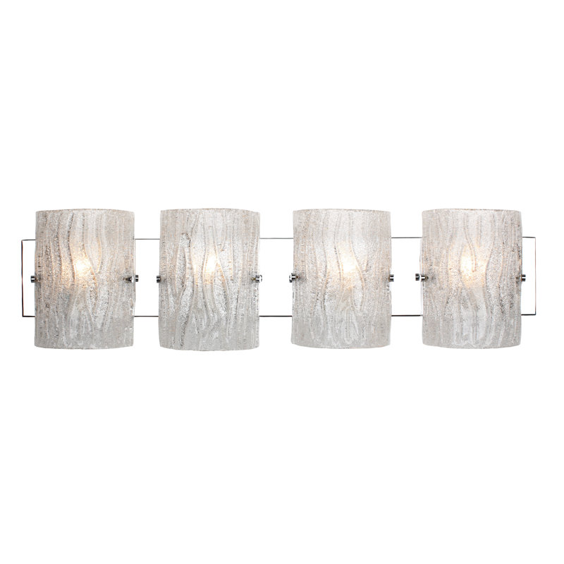 Éclairage pour meuble-lavabo 4 lumières Brilliance, Chrome