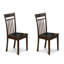 Ensemble de table de salle à manger 5 pièces pour 4 personnes comprenant une table de cuisine carrée avec rallonge papillon et 4 chaises de salle à manger, 54 x 54 pouces, cappuccino-1133167864-1184438952-1184438935