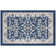 Anmie Oriental Dark Blue/Cream Area Rug