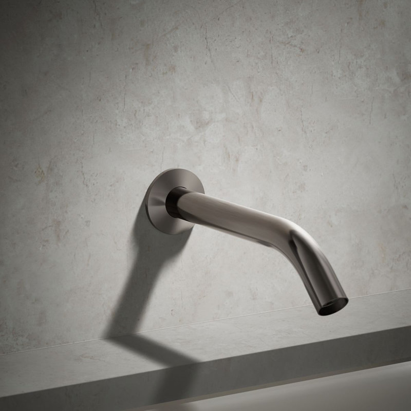 Components Wall-Mount Non-Diverter Bath Spout, Nickel