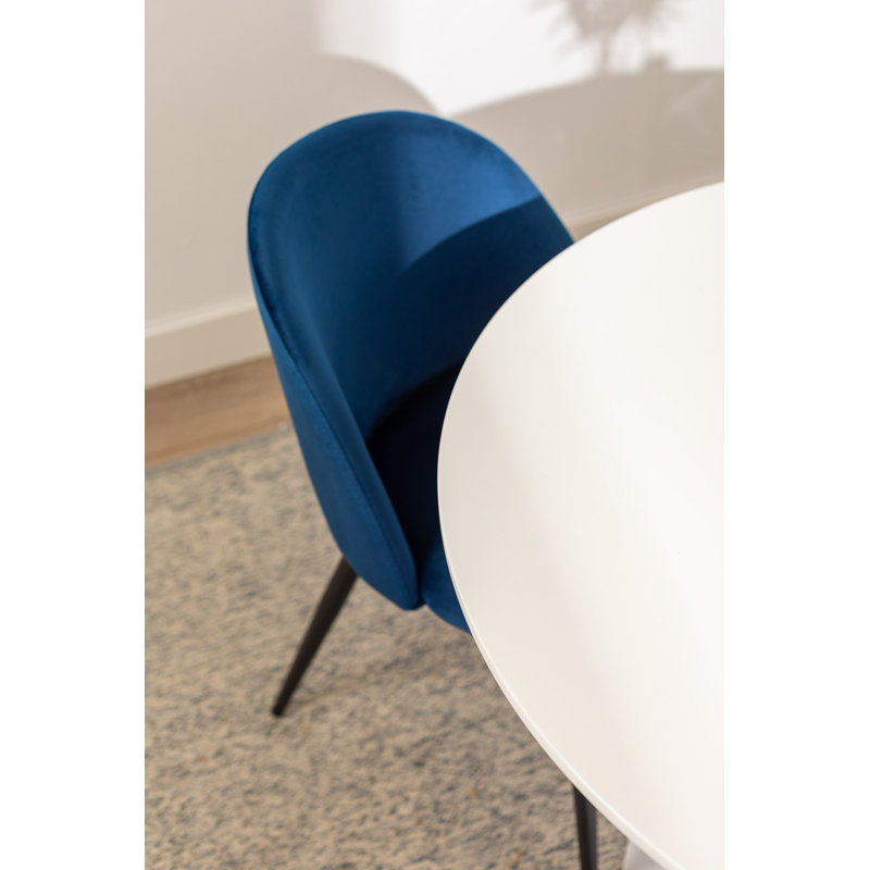 Table de salle à manger Aykah 39,5 po Blanco, Blanc