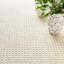 Tapis ivoire en laine tissé à la main Hooper-46513082