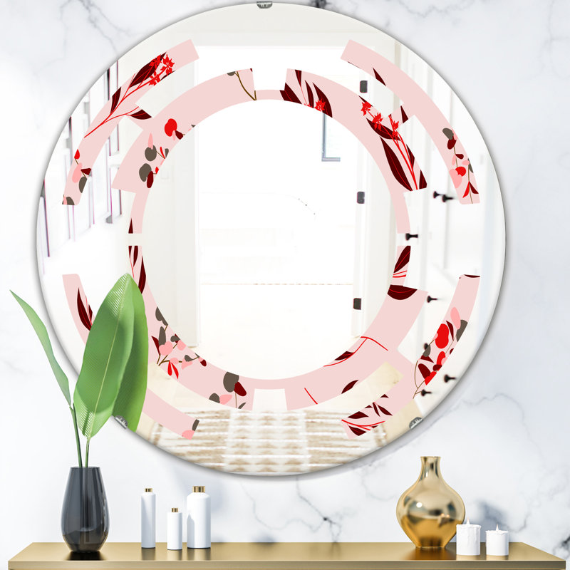 Miroir mural Quatrefoil, H 24 po x l 24 po