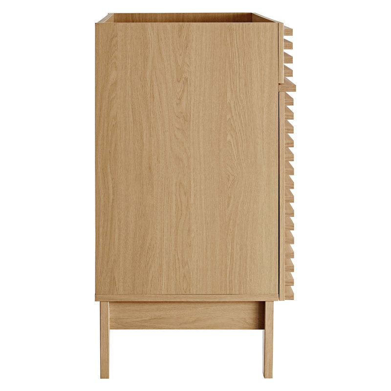 Modway Render 29" Single Bathroom Vanity Base Only, Oak