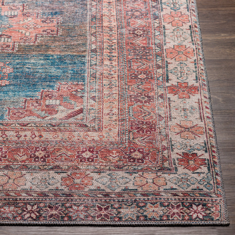 Maio Oriental Machine Woven Area Rug, Rectangle 7'10" x 10'2"