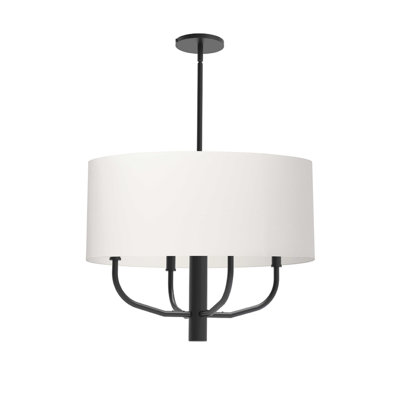 Lustre tambour à 4 lumières à intensité variable Arvell