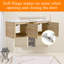 Ensemble de meuble-lavabo mural 68 po Modern