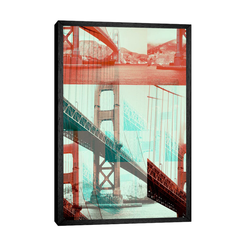 Unbridged 1 Piece Wall Art on Canvas, 152.5 cm H x 101.5 cm W, Black Framed