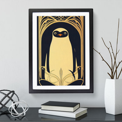 Art Deco Penguin - Wall Art