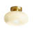 Glass Semi Flush Mount Beige-1031020560