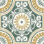 Ezra Yellow 30.48 x 30.48cm Self-adhesive Vinyl Floor Tiles Pack 10 (0.93sqm)