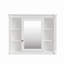 Meuble-lavabo 36 po avec lavabo supérieur, armoire à miroir, armoire de rangement avec 2 portes à fermeture douce et 2 tiroirs, meuble-lavabo simple-120330093-120330092