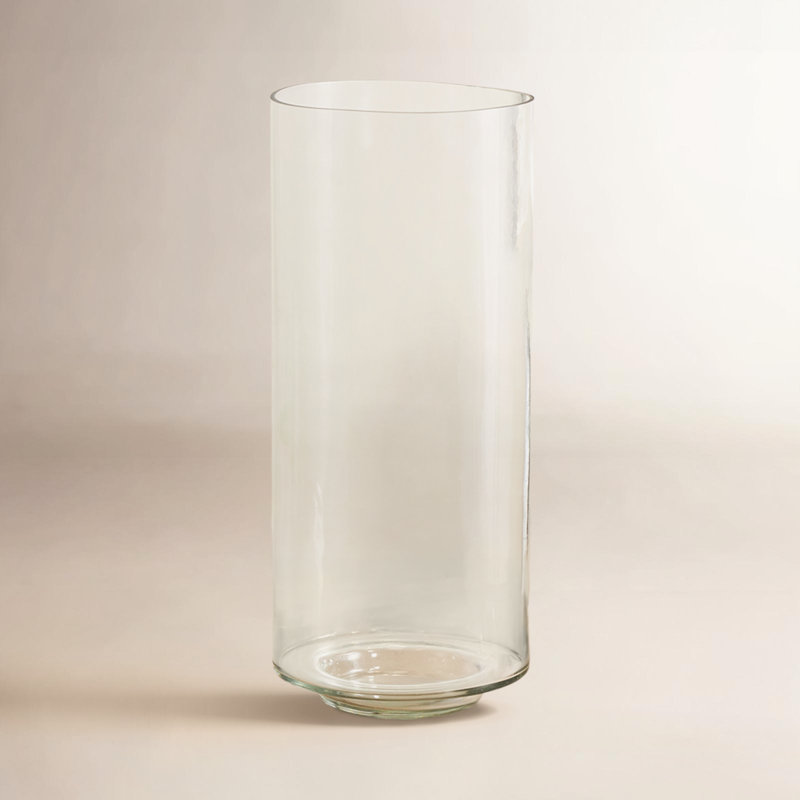Perry Cole And Grey Glass Wide Vase
