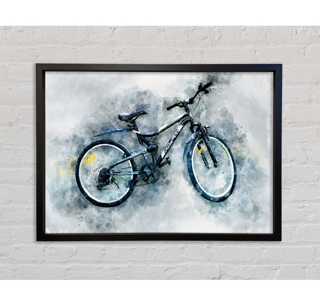 Mountain Bike Ready - Einzelner Bilderrahmen Kunstdrucke auf Leinwand