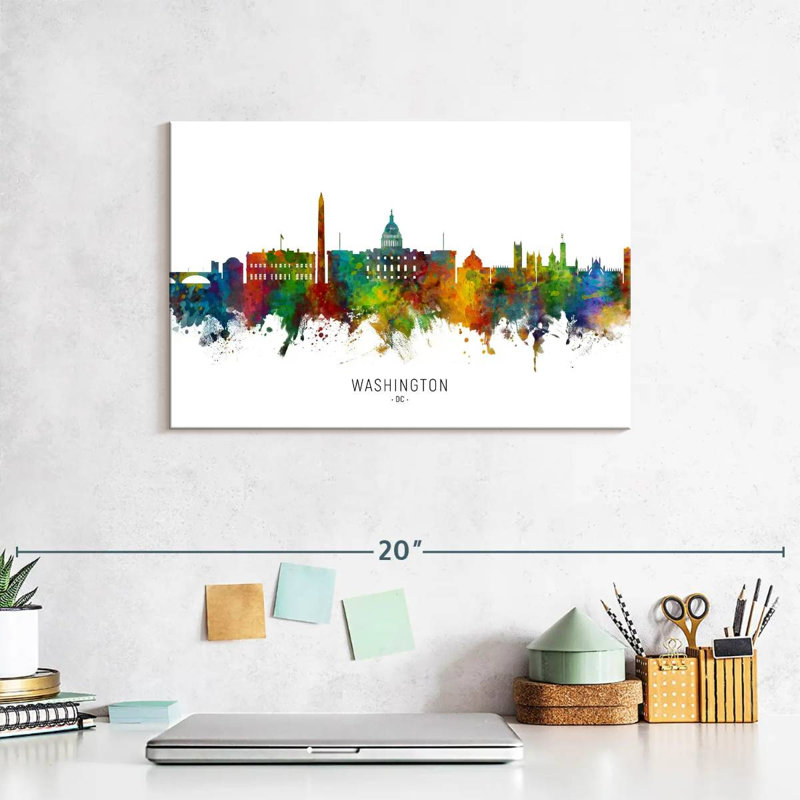 Sireci Washington DC Skyline I, 8" H x 12" W
