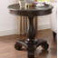 Table d'appoint ronde à piédestal en bois-1779527826