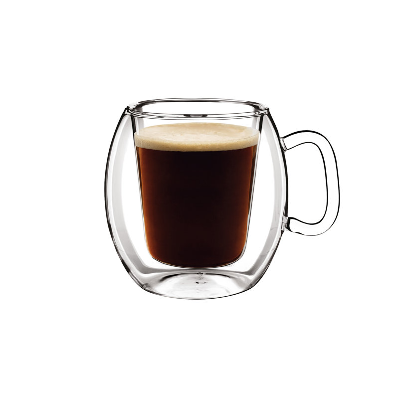 Luigi Bormioli Thermic Glass 10.25oz Coffee Glasses