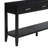 62.2'' Farmhouse Entryway Table With 3 Drawers, Painted Console Table With Bottom Shelf & Iron Handles, Minimalist Sofa Table For Living Room, Hallway, Kitchen, Bedroom, Office-1495601241