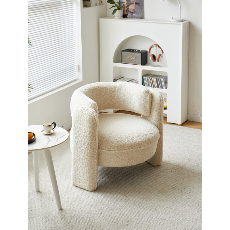 Chaise Neshay, Tissu blanc