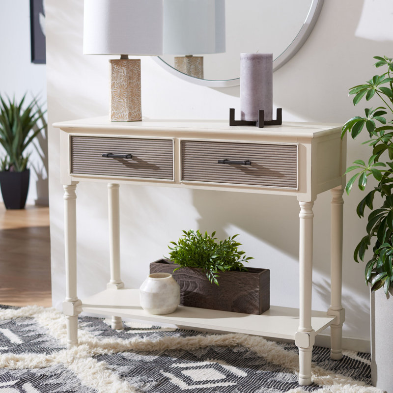 Peters 35.5'' Console Table, Greige