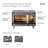 ILVE Professional Plus II 48 in Dual Fuel Range 5 Burner, Griddle, Frenchtop-99287674-99287673