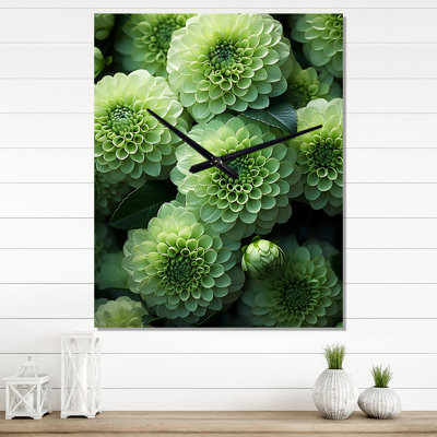 Gyra - Zinnias Wall Clock